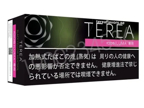 Terea Black Yellow Menthol Japan